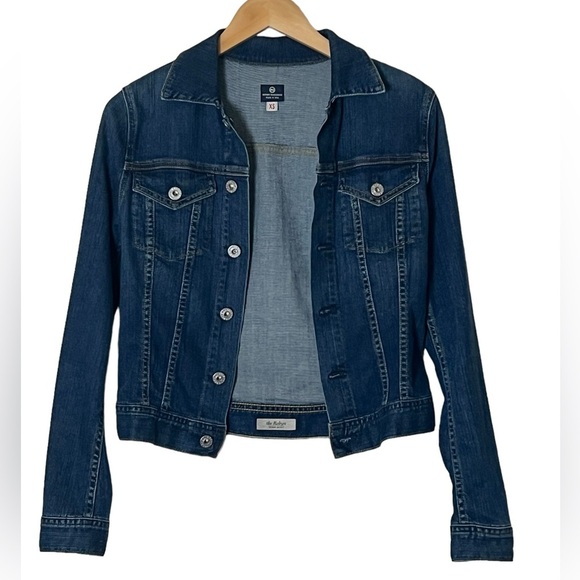 AG | Like new Robyn fitted casual denim jacket button front jean extra s… - Picture 2 of 16